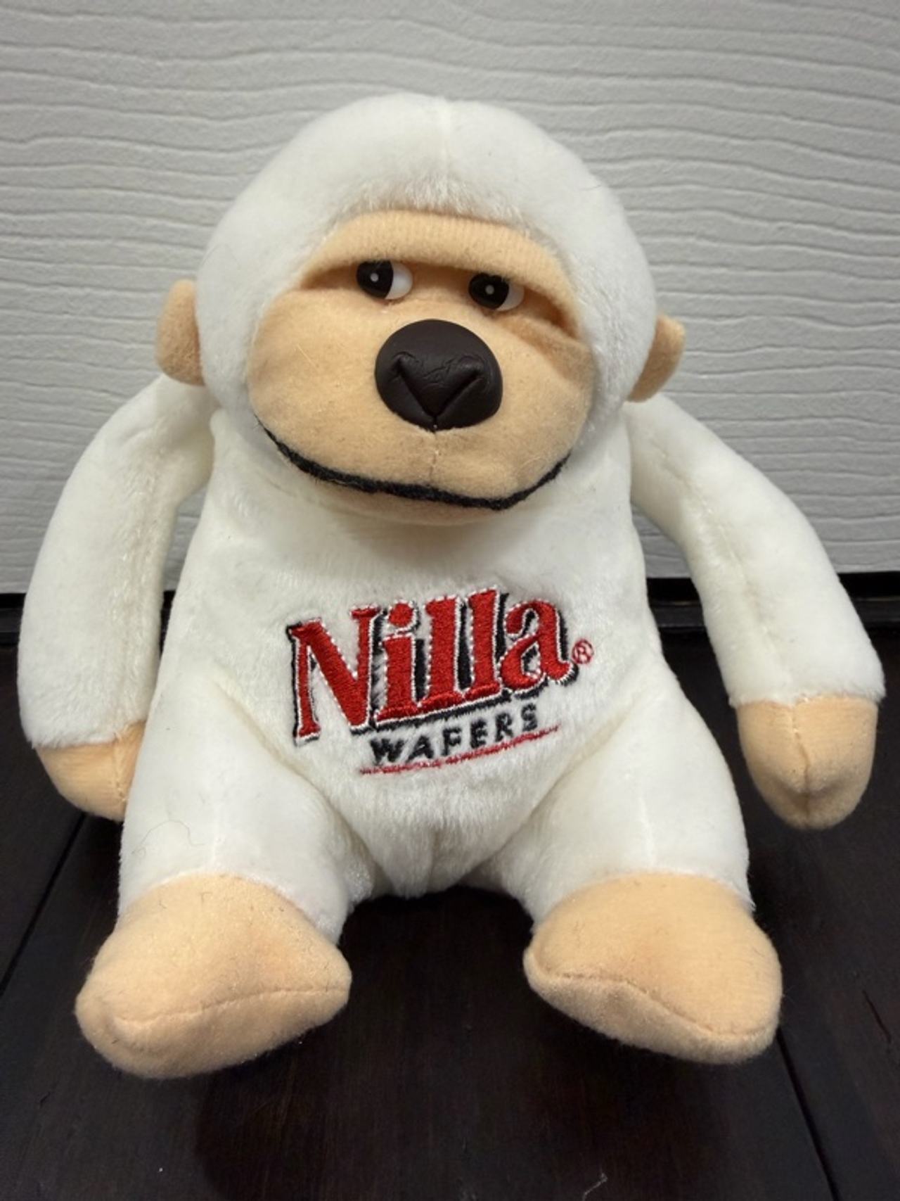 Nabisco Nilla Wafers Gorilla Plush 6" White Gorilla