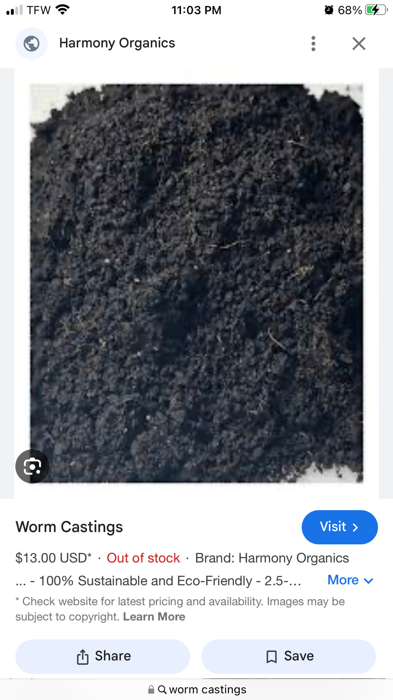 Worm Castings