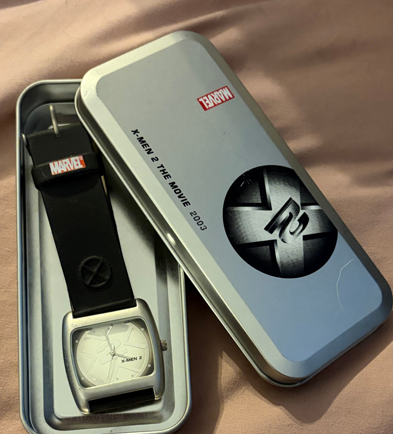 X-Men 2 The Movie 2003 Promotional Watch with Tin. Never worn!