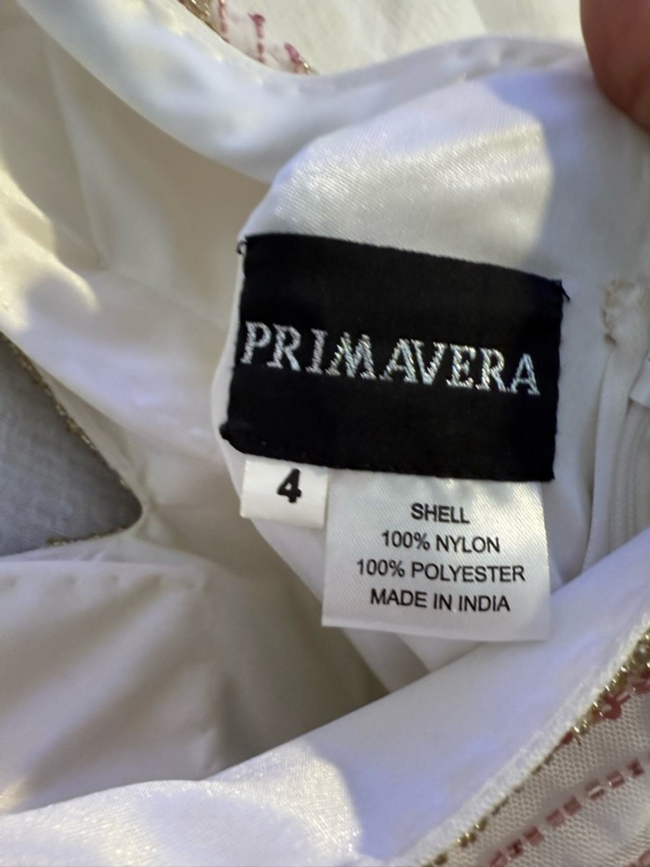 Primavera Couture Iridescent Sequin Prom Dress