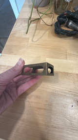 Chinese Cloisonné Brass Matchbox Holder Black Floral - Image 2