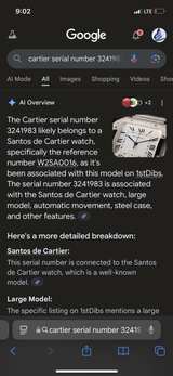 Cartier de Santos blue alligator  - Image 5
