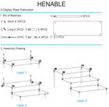 Large Acrylic Display Risers, Perfume Stand Organizer, Clear Acrylic Shelf Riser - Image 2