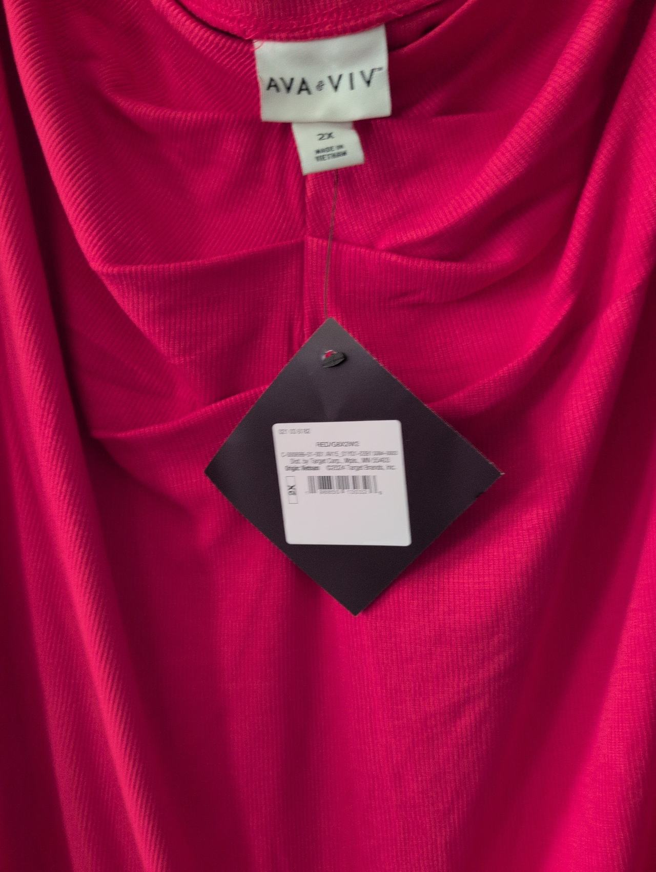 Magenta Off-the-Shoulder Long Sleeve Midi Dress