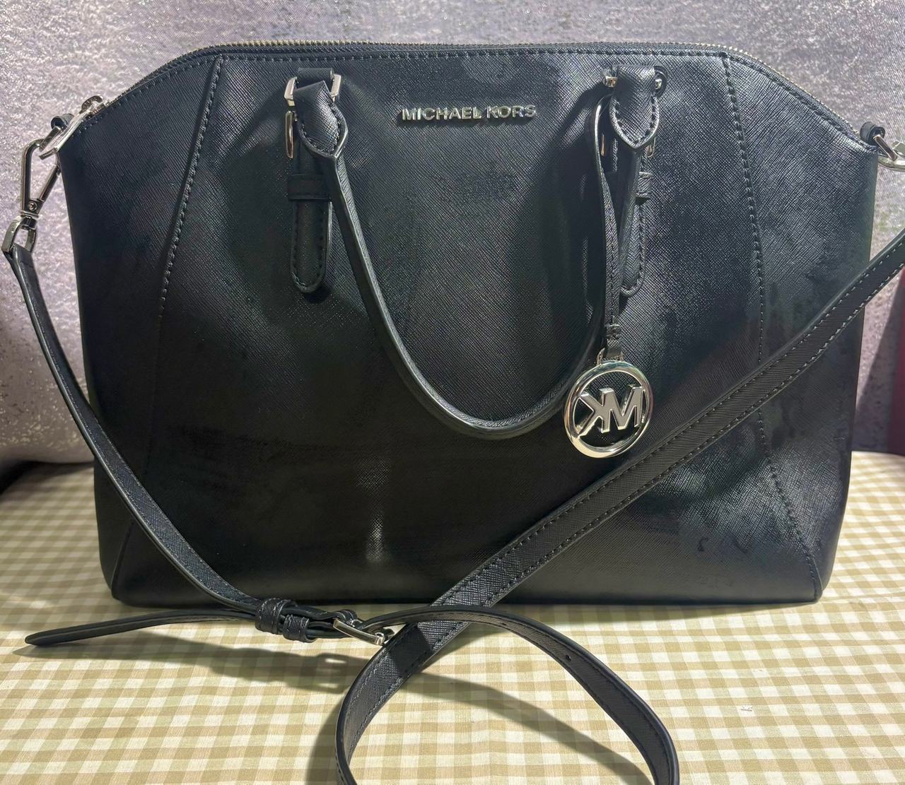 Michael Kors Selma Medium Saffiano Leather Satchel