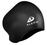 Alepo (long hair) Adult Silicone Swim Cap with Ear Protection - Image 2