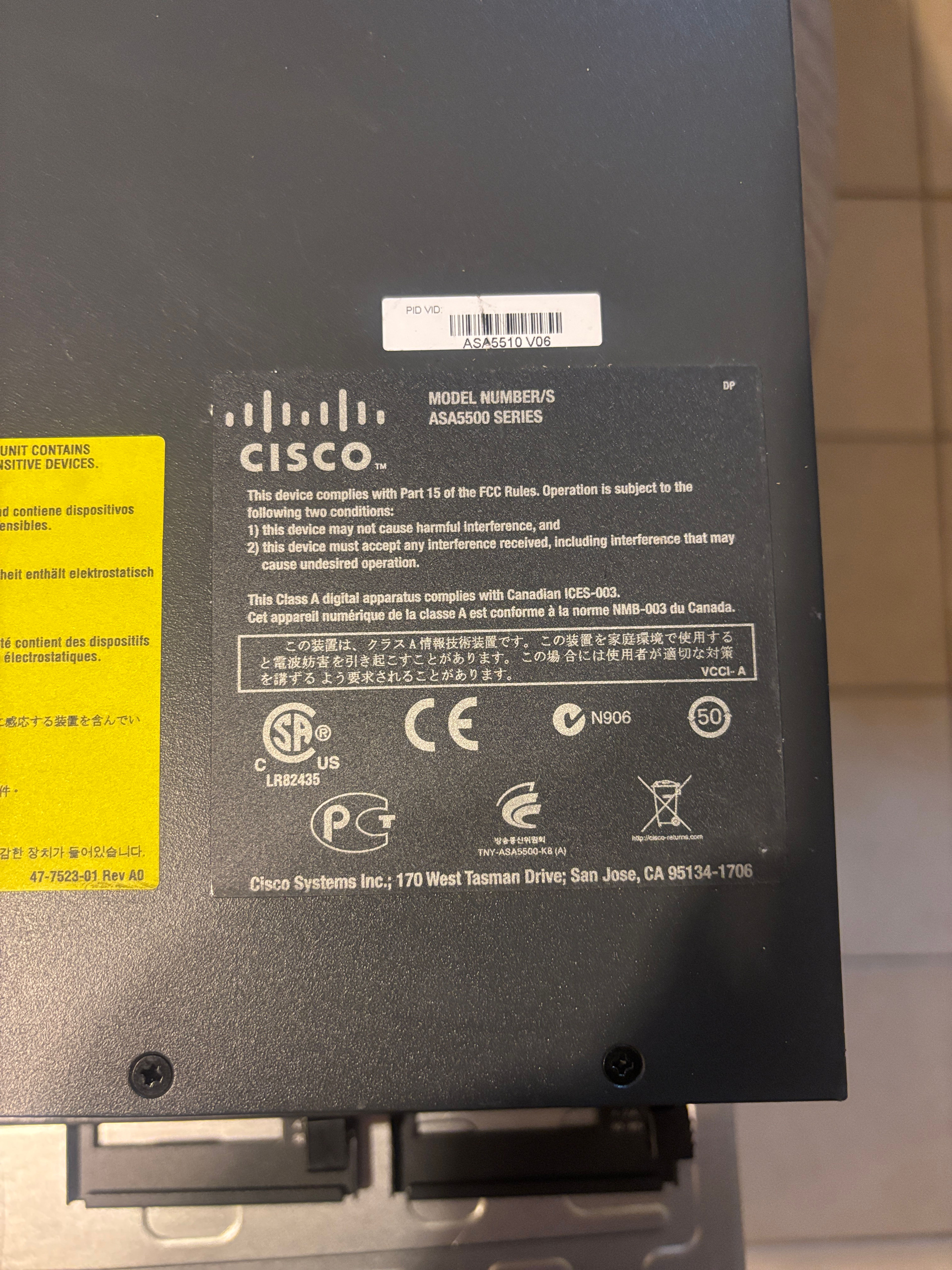 Cisco ASA 5500 Series Adaptive Security Appliance