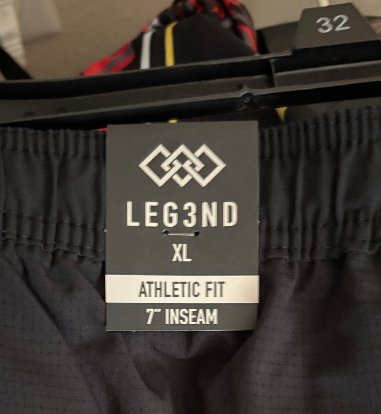 2 Pack LEG3ND Mens 7" Inseam Athletic Mesh Shorts NWT