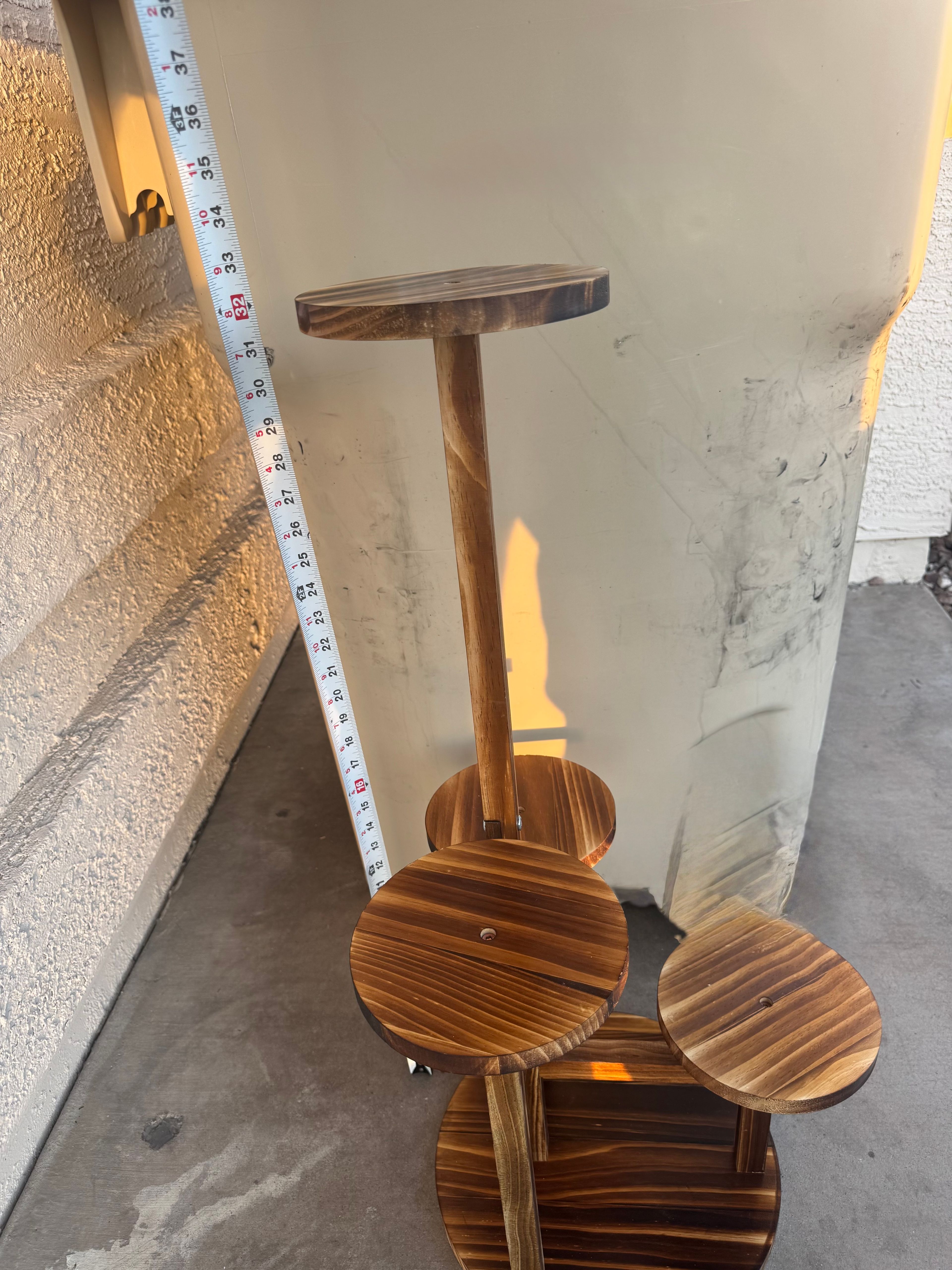 Bamworld Wooden Plant Stand - Image 3