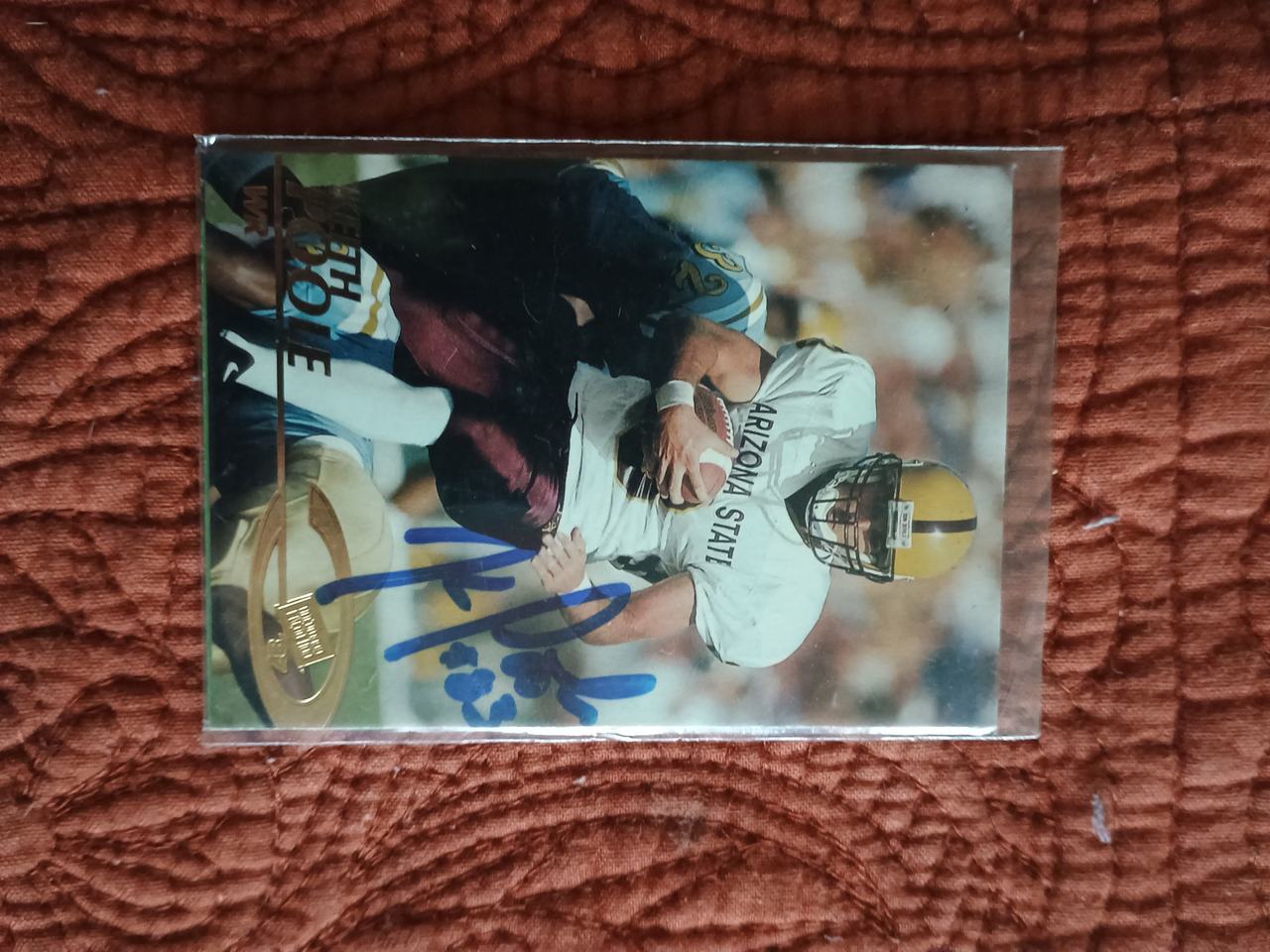 1997 Press Pass Keith Poole Autographed Football Card