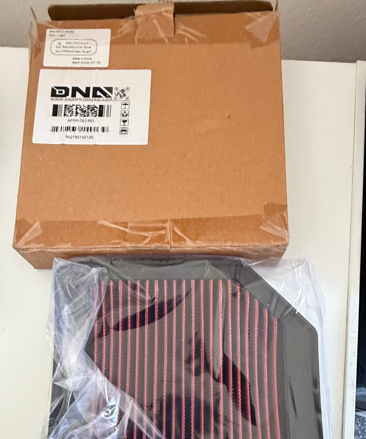 DNA Motoring AFPN-062-RD Drop-In Panel Air Filter