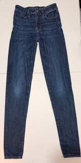 American Eagle Ne(x)t Level Skinny Jeans, Size 0 - Image 1