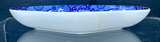 Spode Blue Italian Diamond Pickle Dish - Image 1