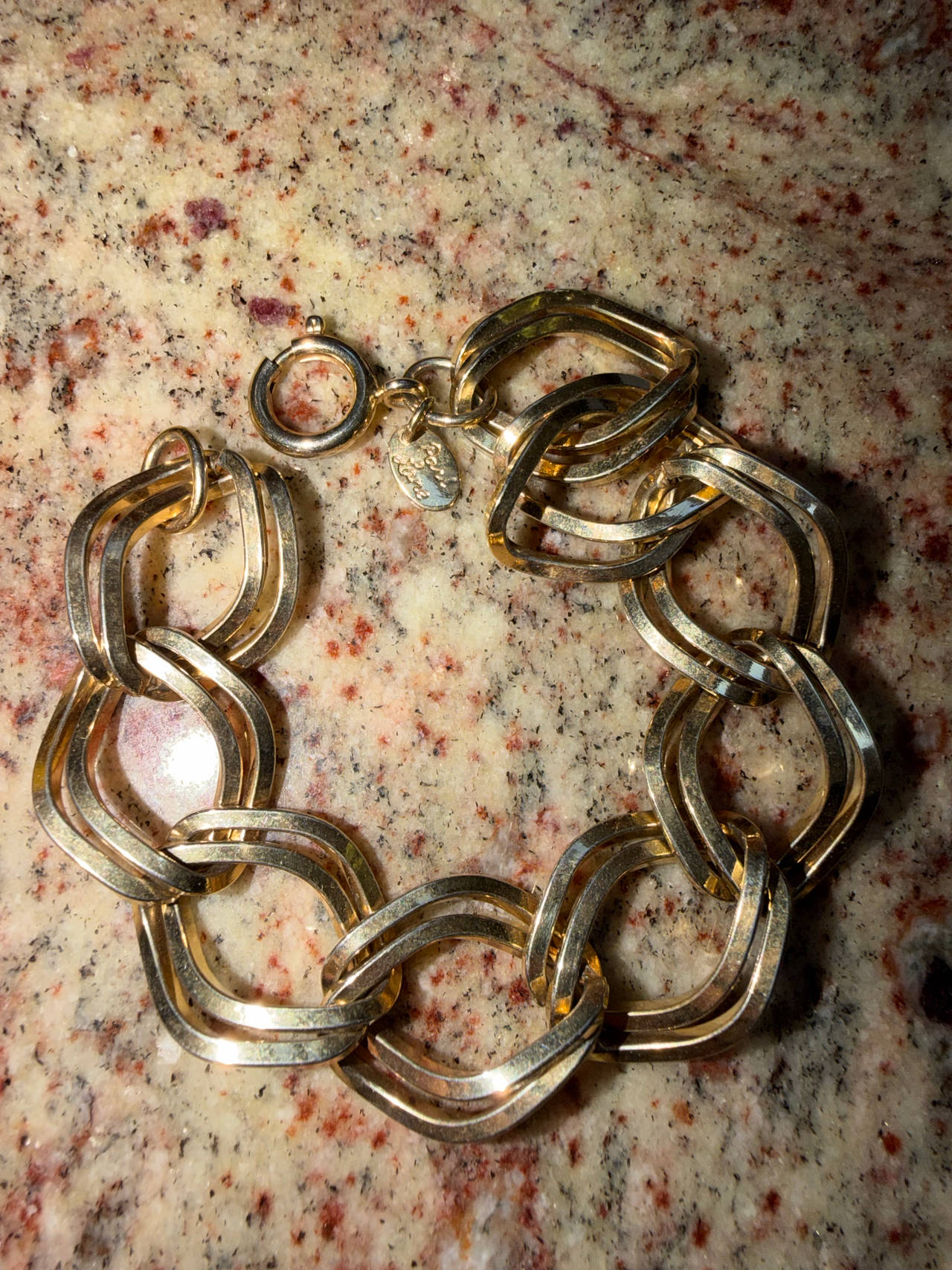 Park Lane Vintage Gold Tone Double Link Bracelet