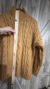 American Eagle XS Cable Knit Mock Neck Sweater - Image 5