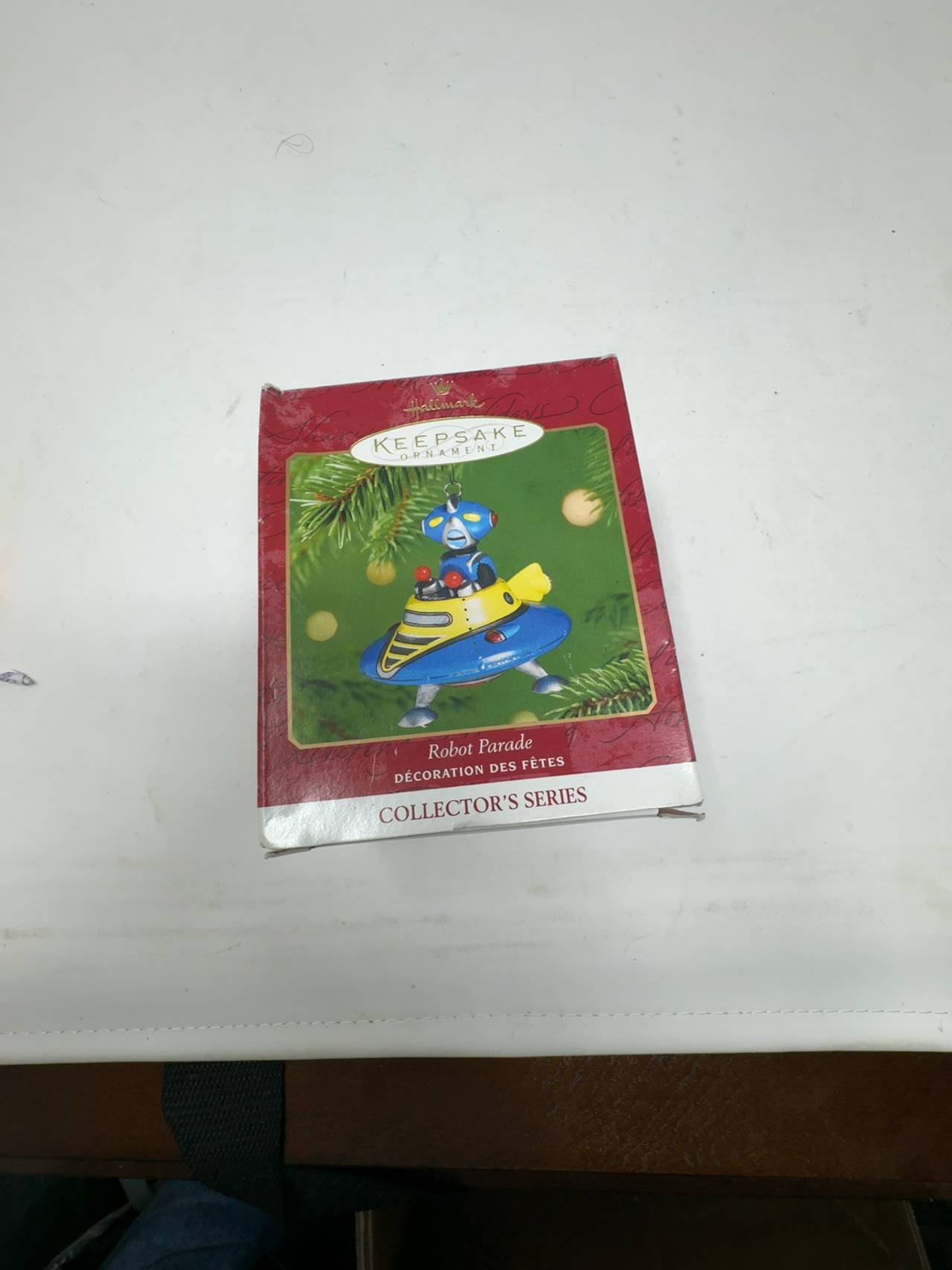 Hallmark Robot Parade Ornament 2001 Blue Spaceship