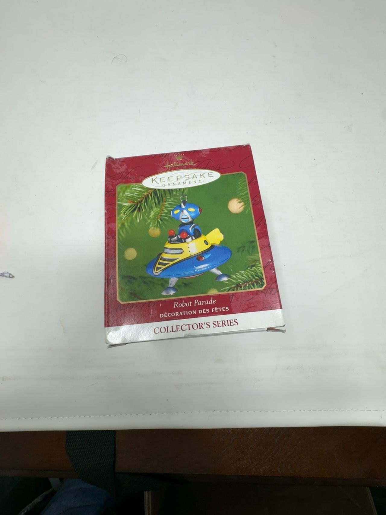 Hallmark Robot Parade Ornament 2001 Blue Spaceship