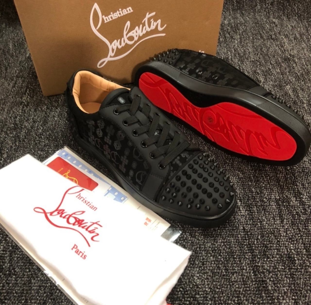 Christian Louboutin Louis Junior Spikes Sneakers