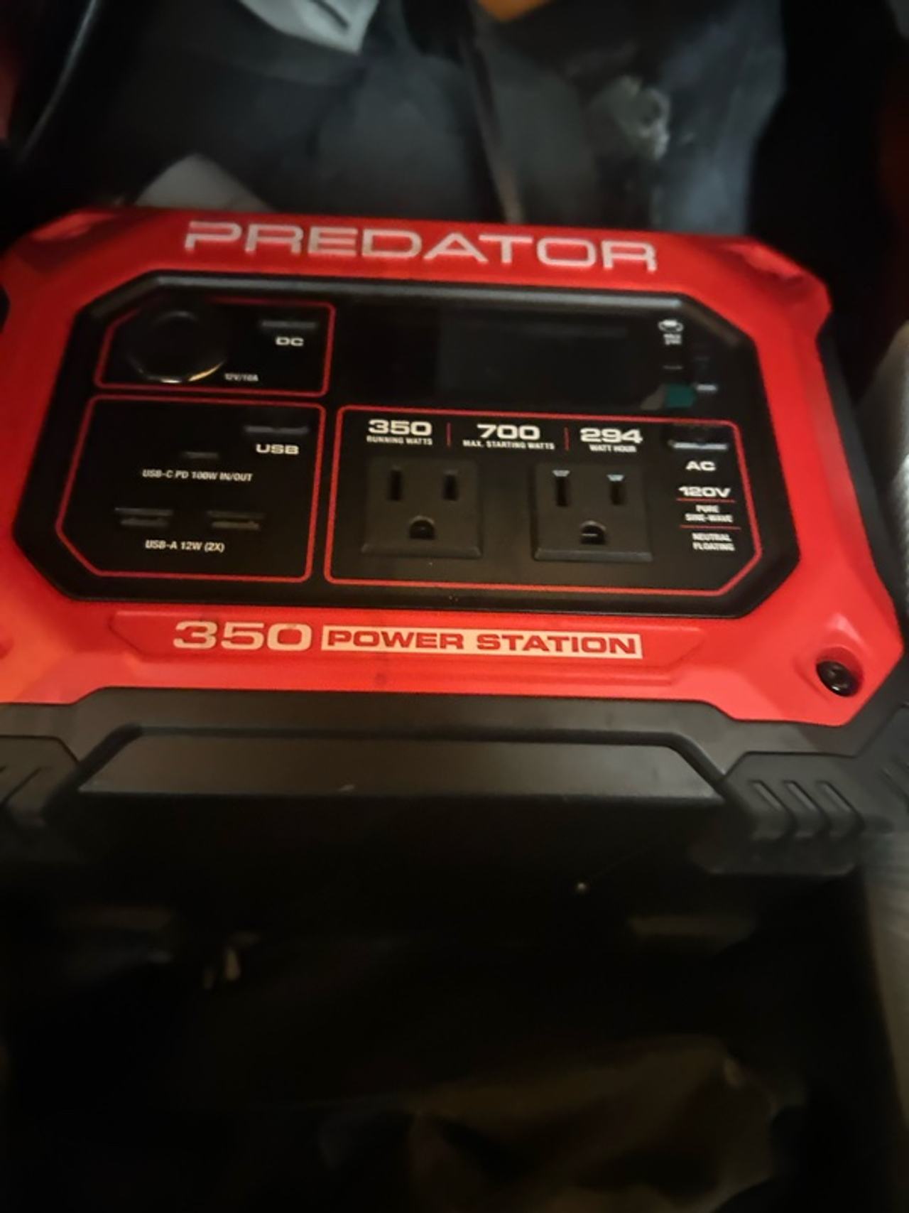 Predator 350 Portable Power Station