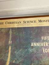 rare newspaper Popular the Christian Science Boston Saturday October 1958 - Image 1
