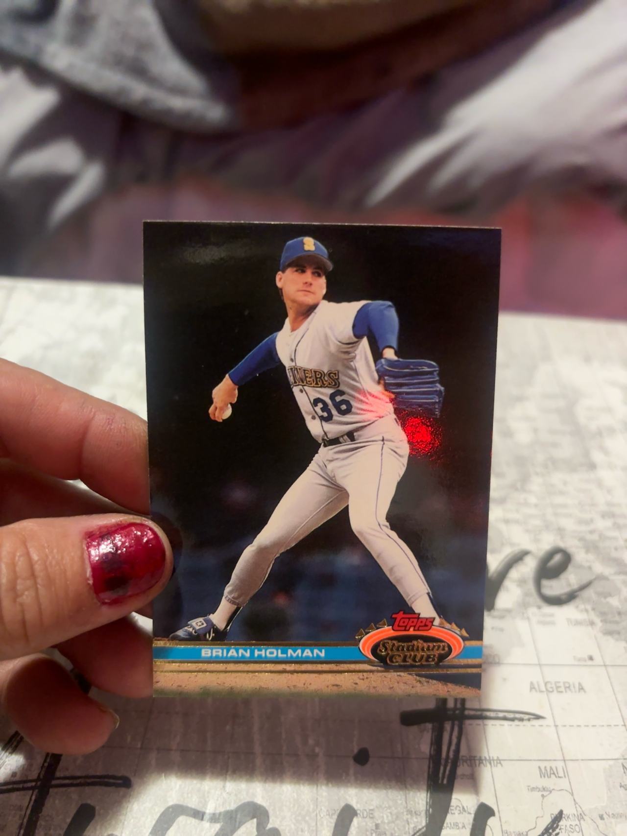 Topps 1991 Stadium Club #106 Brian Holman Seattle Mariners Baseball Card