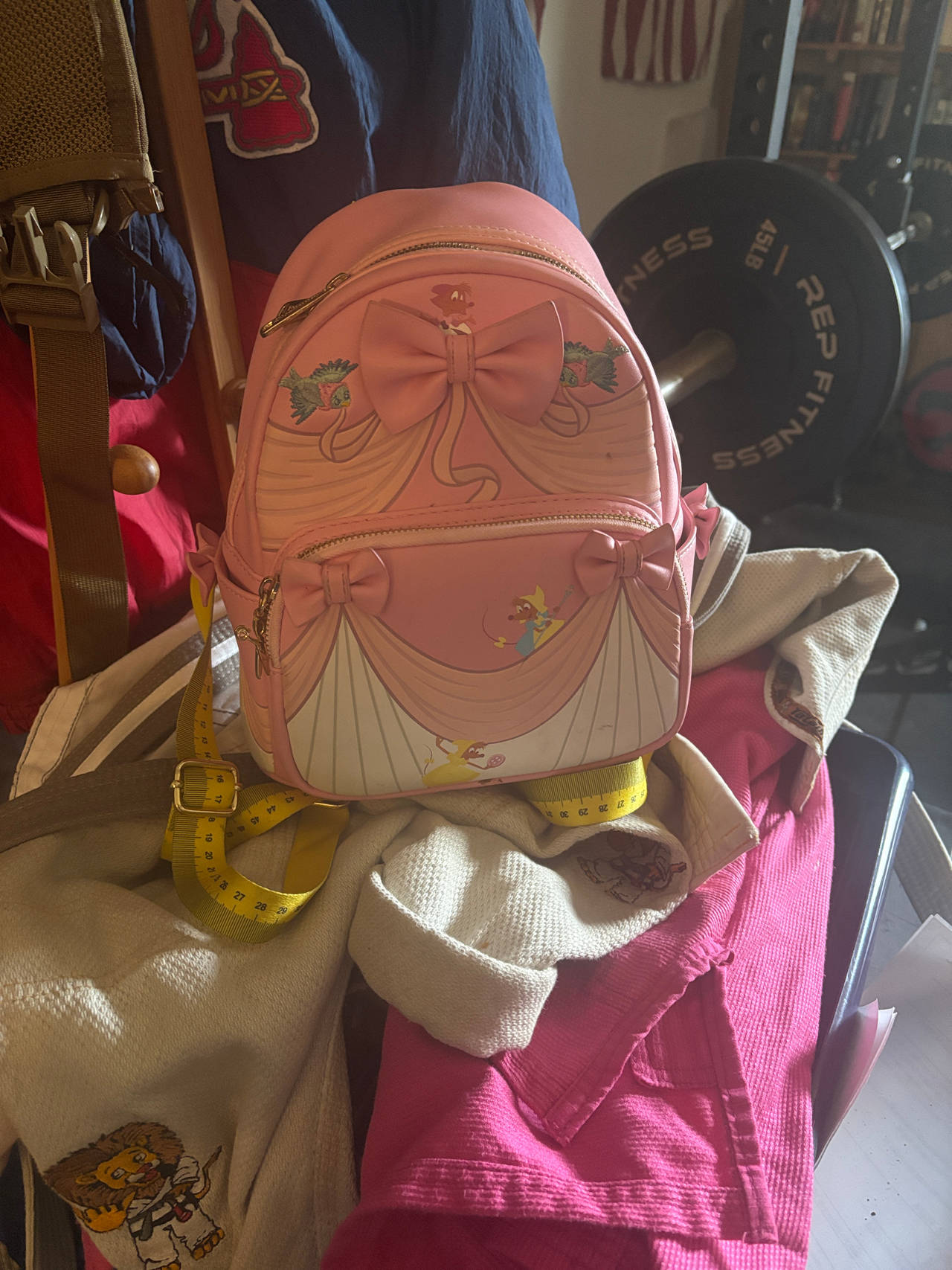 Loungefly Disney Cinderella Pink Dress Mini Backpack