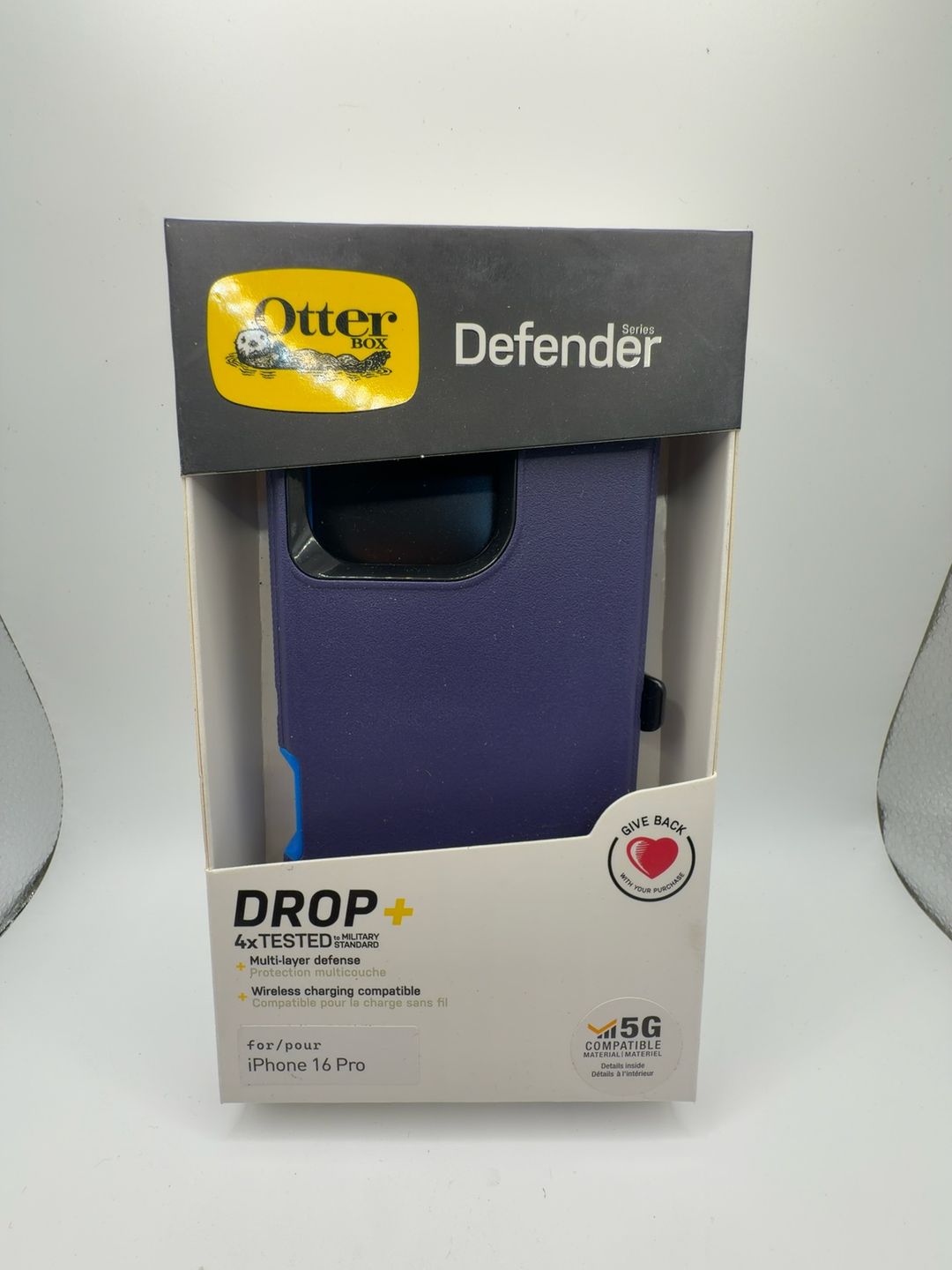 OtterBox Defender Series Case for iPhone 16 Pro - Purple