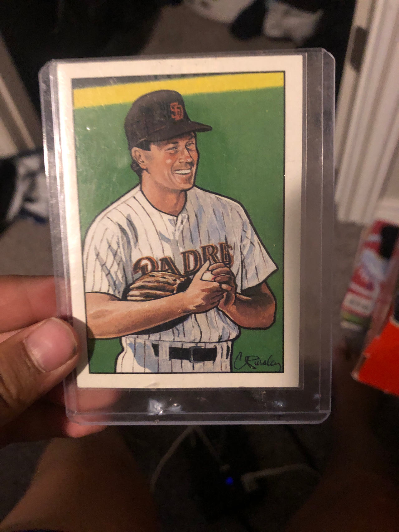 San Diego Padres Baseball Card (Art Card)