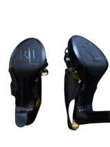 Ralph Lauren Black Strappy Slingback Heels - Image 2
