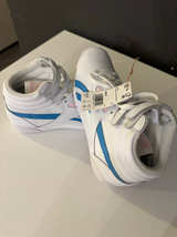 Reebok Freestyle Hi White/Blue/Pink - Image 1