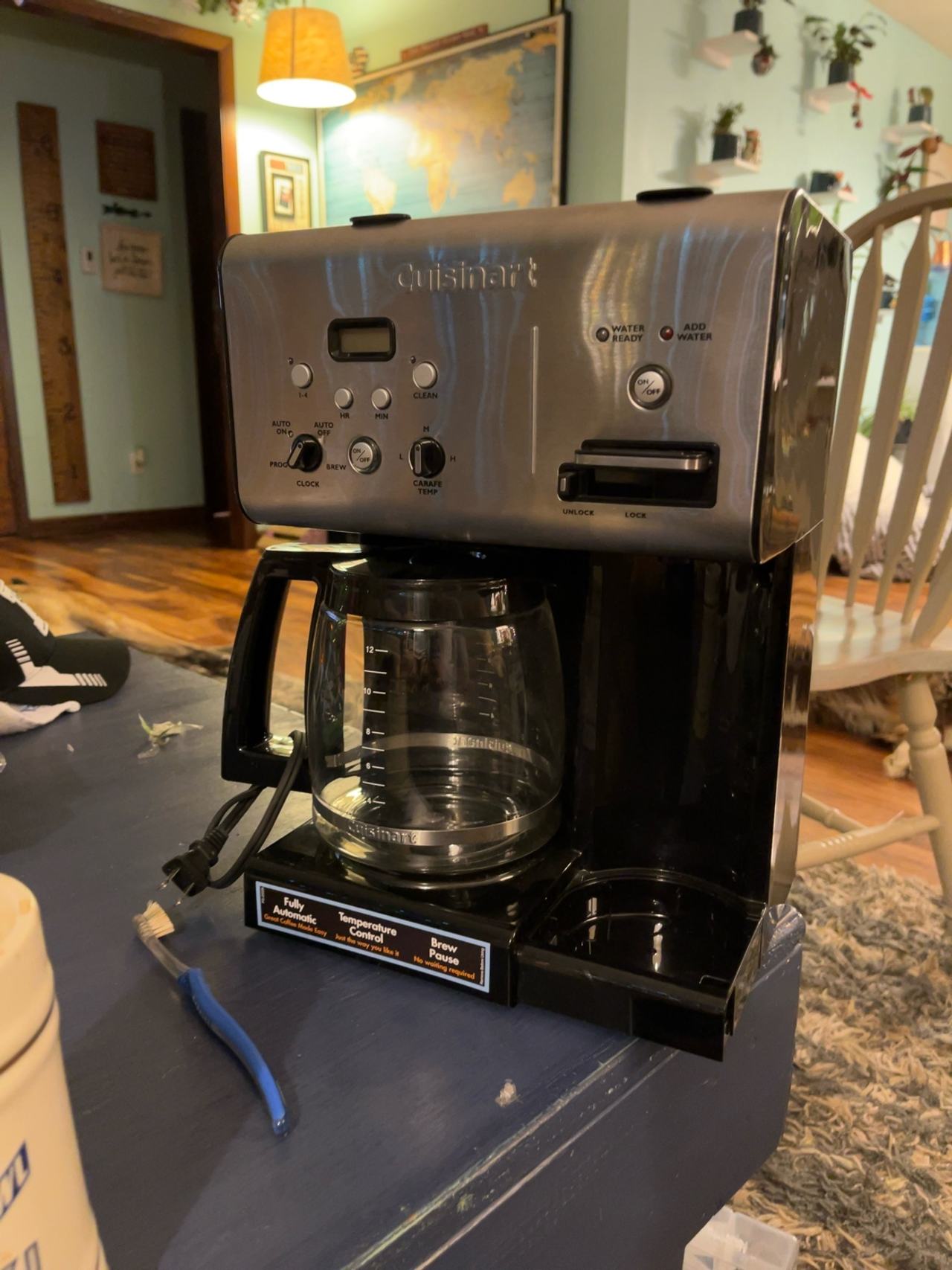 Cuisinart Coffee Plus 12-Cup Black Stainless