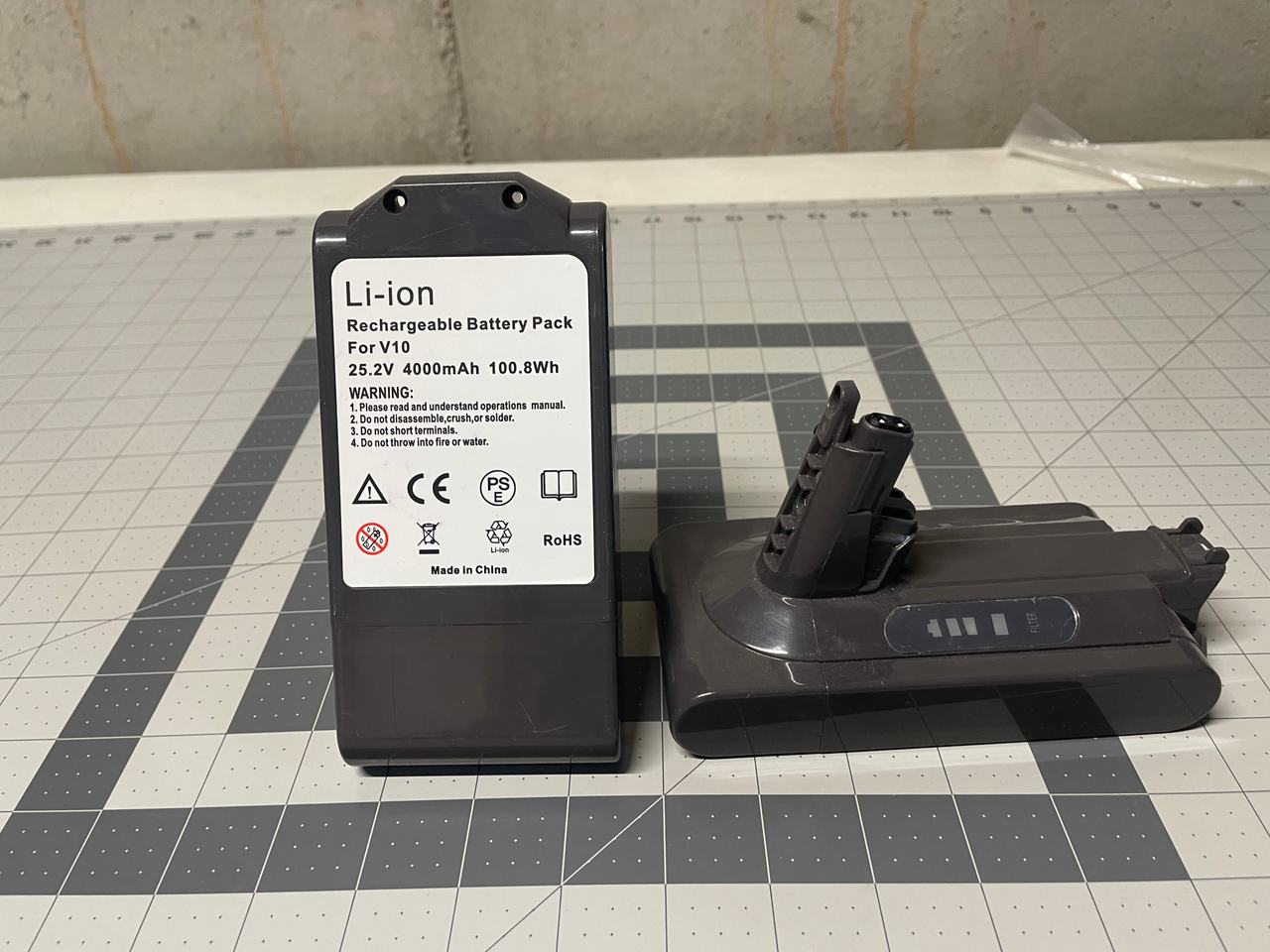 Replacement Battery for Dyson V10 Vacuum