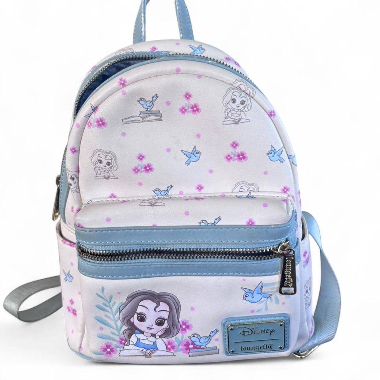 Loungefly Disney Beauty and the Beast Belle Reading Mini Backpack