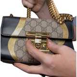 Gucci GG Supreme Padlock Small Crossbody Bag - Image 2