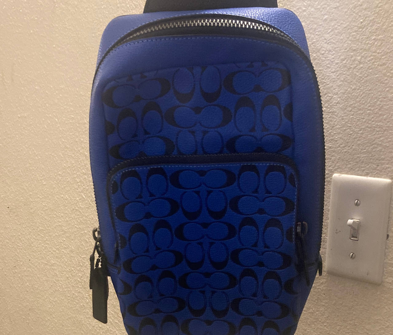 Coach West Pack in Signature Canvas Royal Blue