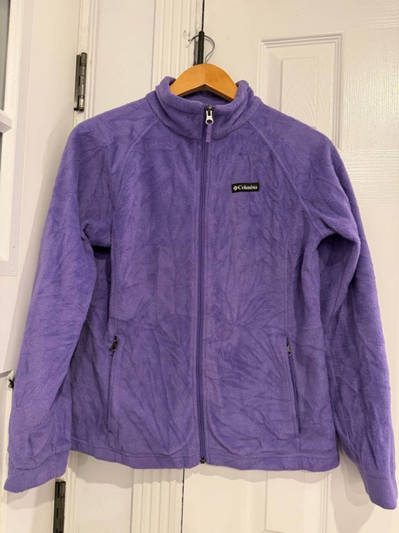Columbia Benton Springs Women's Lavender Fleece Full Zip Jacket XL