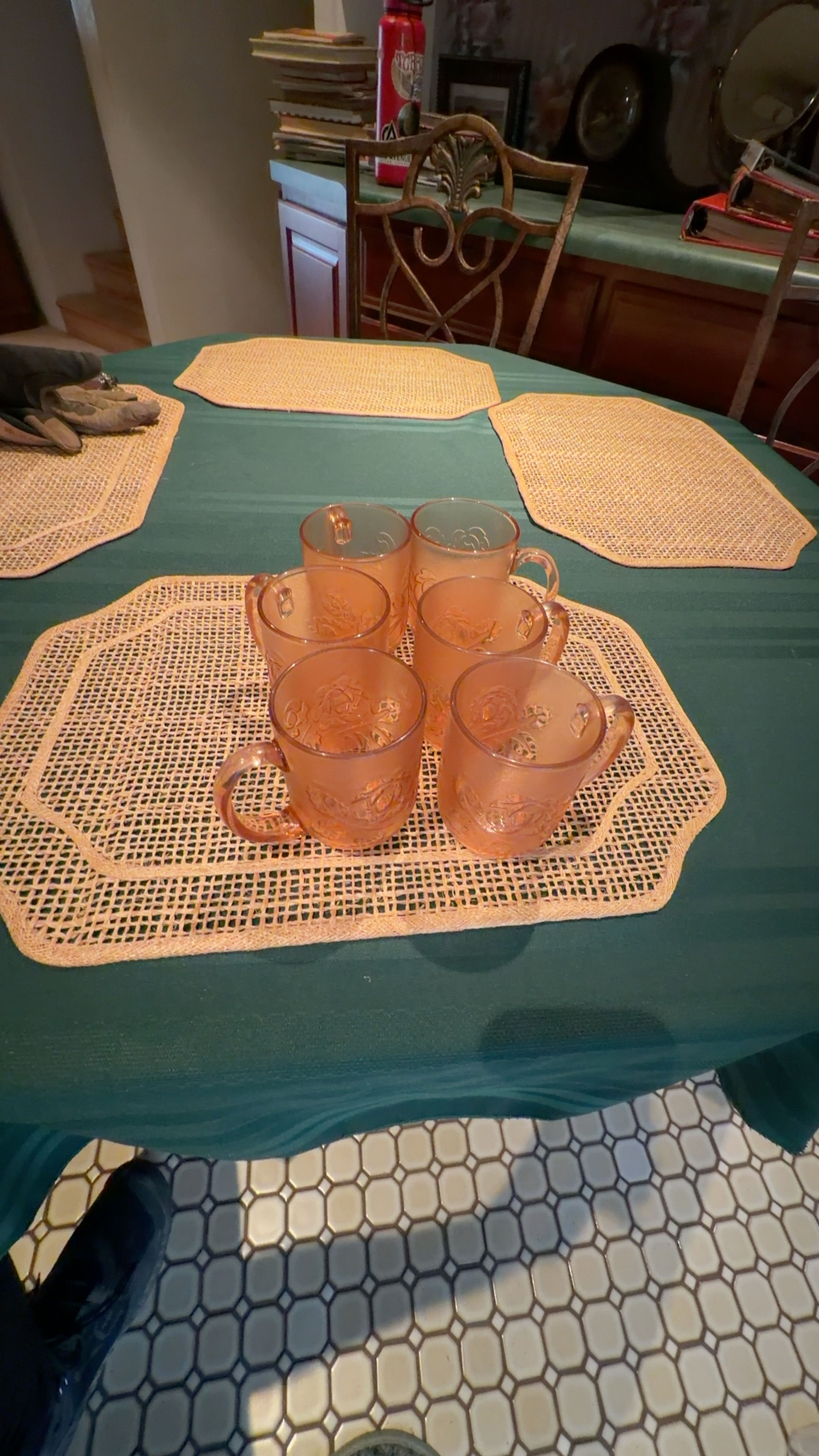 Arcoroc France Rosaline Pink Glass Mug