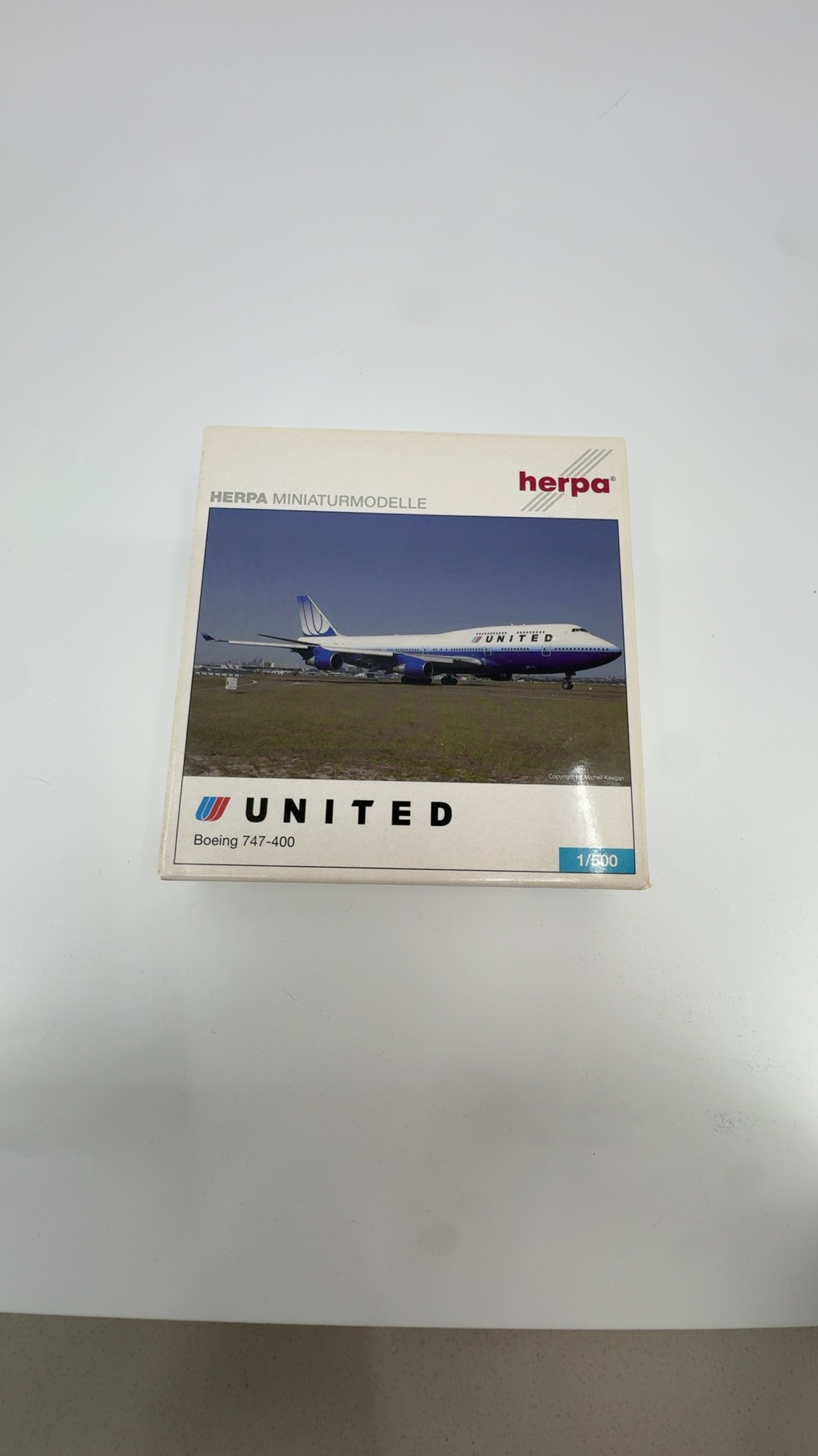 JC Wings United Airlines Boeing 747-400 Diecast Model