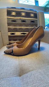 Lauren Ralph Lauren Lanette Snakeskin Toe Pump size 11B - Image 5