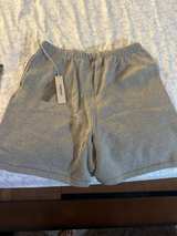 Fear of God Essentials Sweat Shorts Heather Grey - Image 3