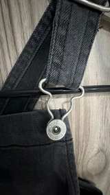 Osh Kosh Girls Black Denim Overall Pinafore Dress size 3T - Image 3