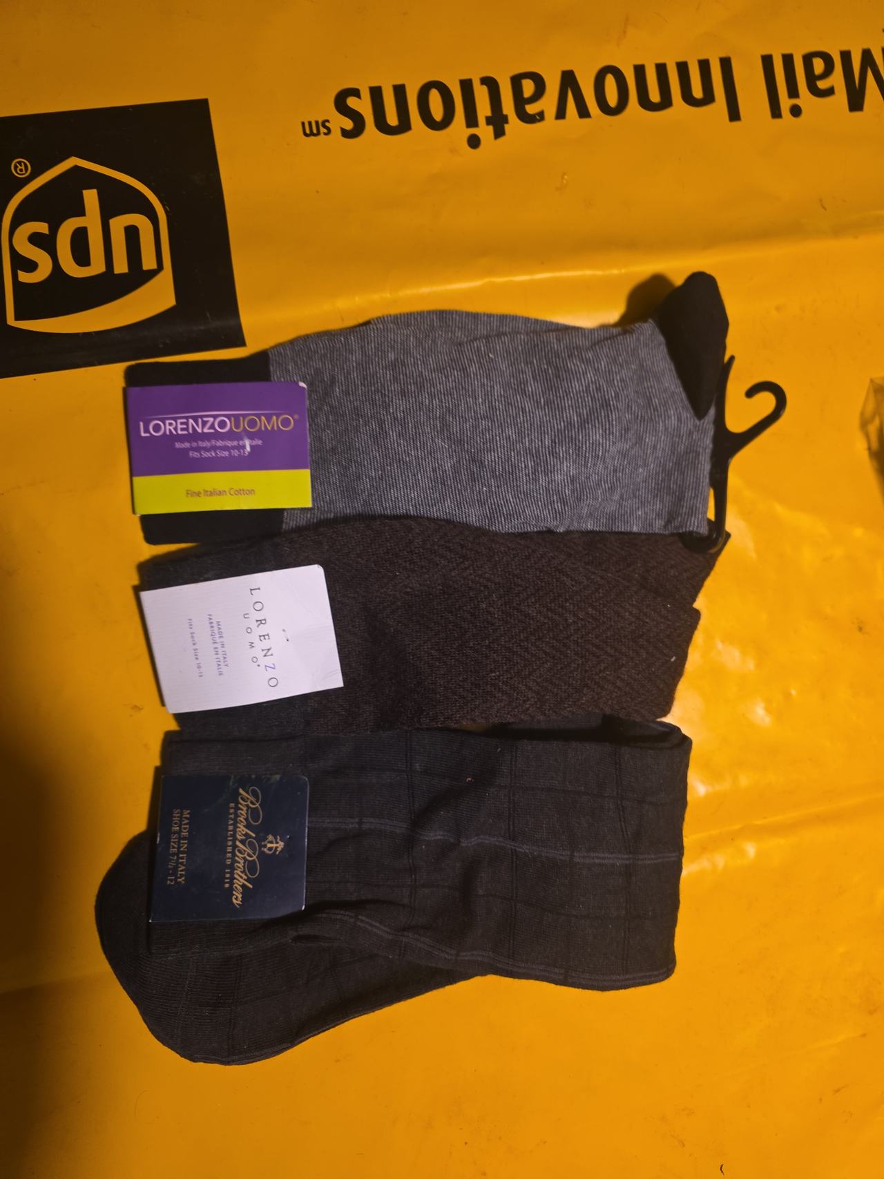 Lorenzo Uomo and Brooks Brothers Dress Socks Bundle#11