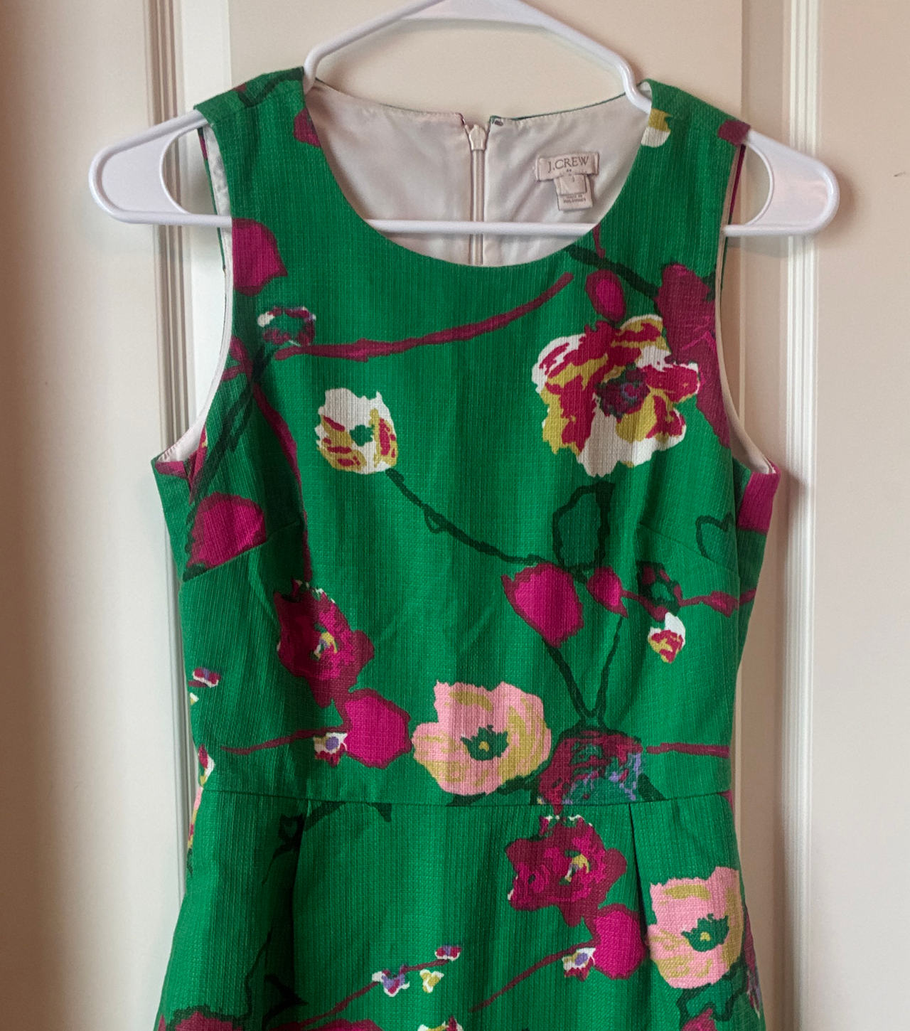 J.Crew Sleeveless Floral Dress