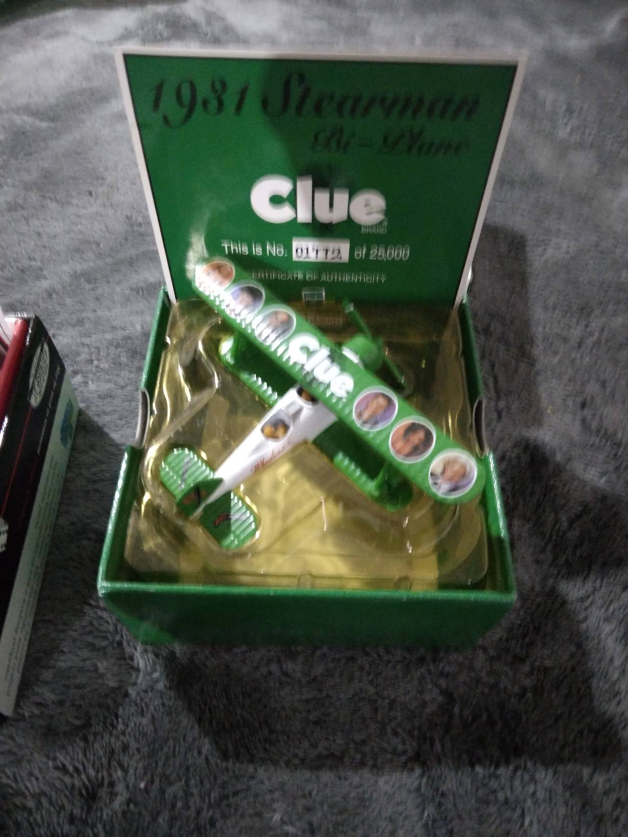 Playing Mantis 1931 Stearman Bi-Plane Monopoly & Clue Edition