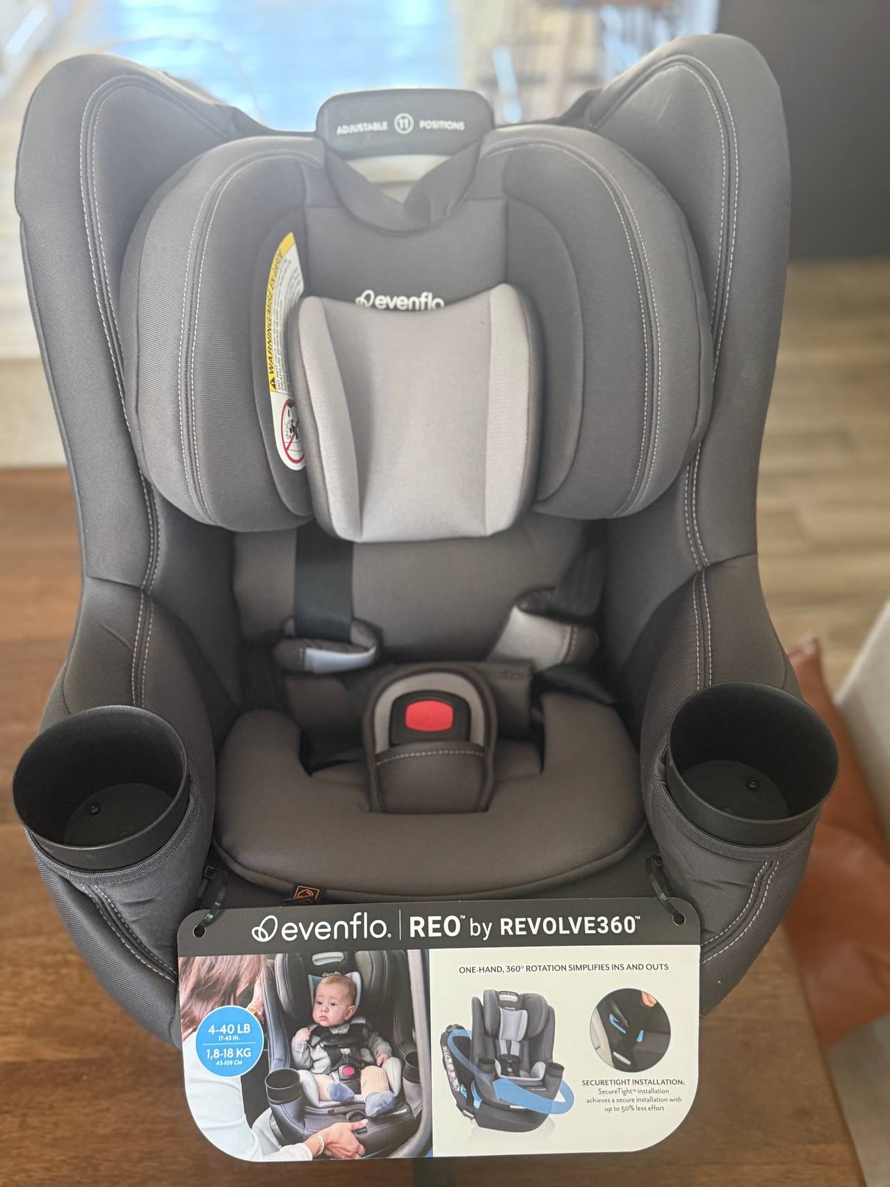 Evenflo Reo by Revolve360 Rotational Convertible Car Seat