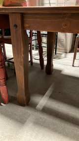 Rustic Solid Pine Dining Table - Image 4