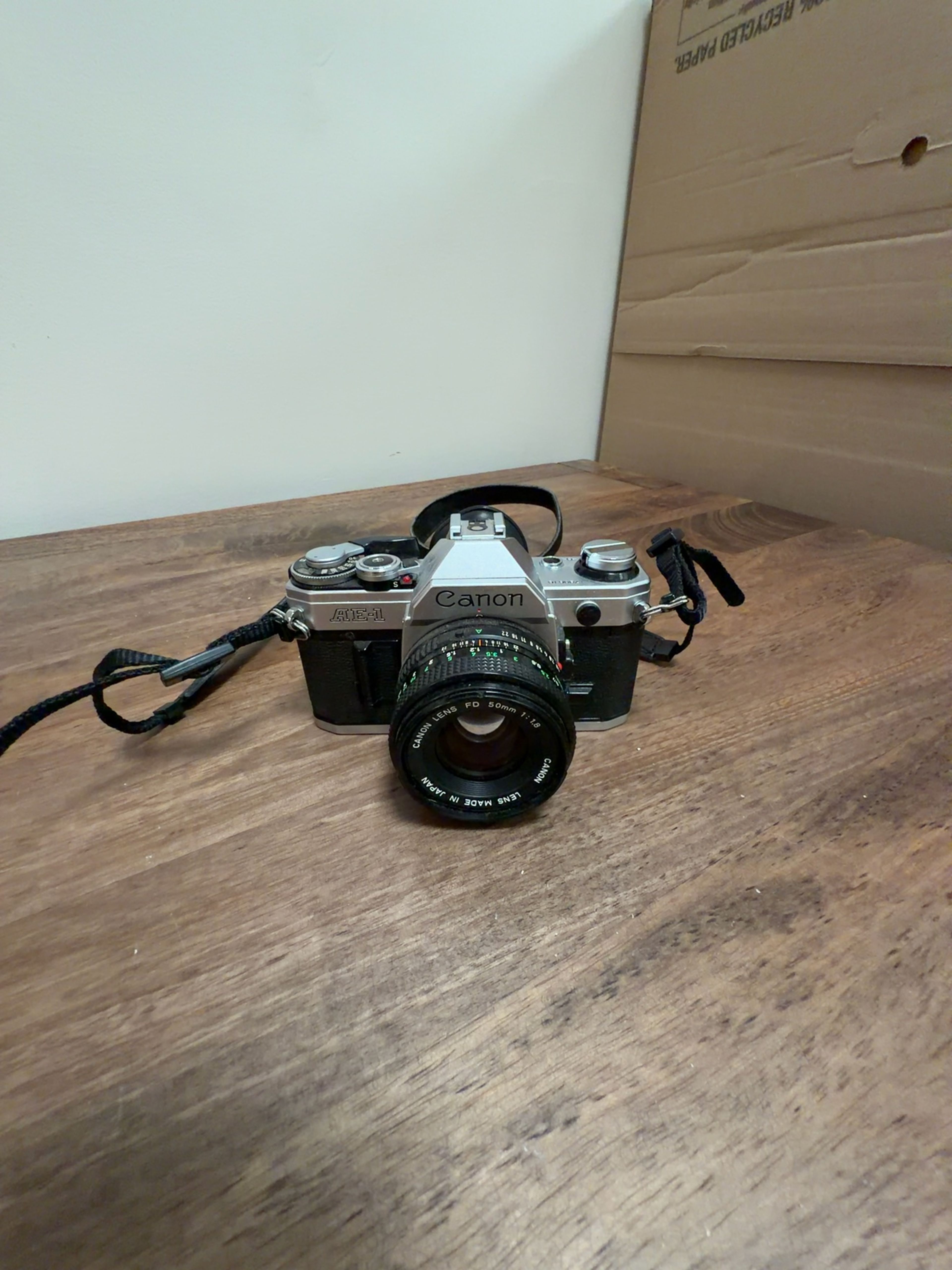 Canon AE-1 Program Silver 35mm Film Camera