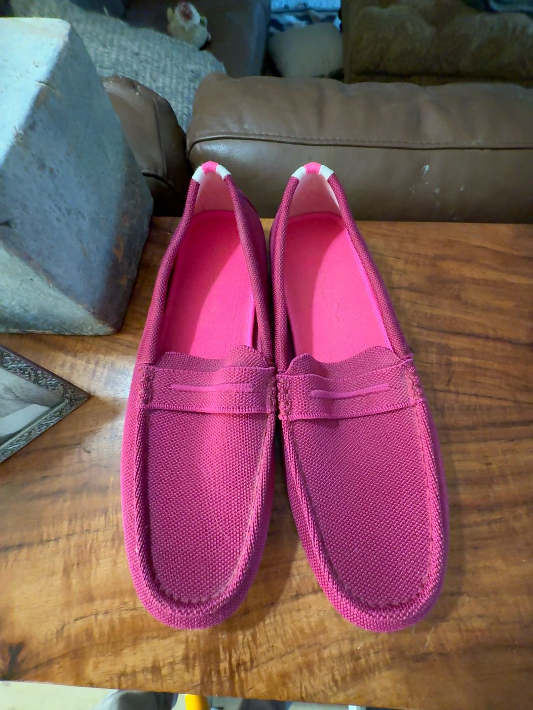 Rothy's The Driver Loafer Raspberry Pink 10.5