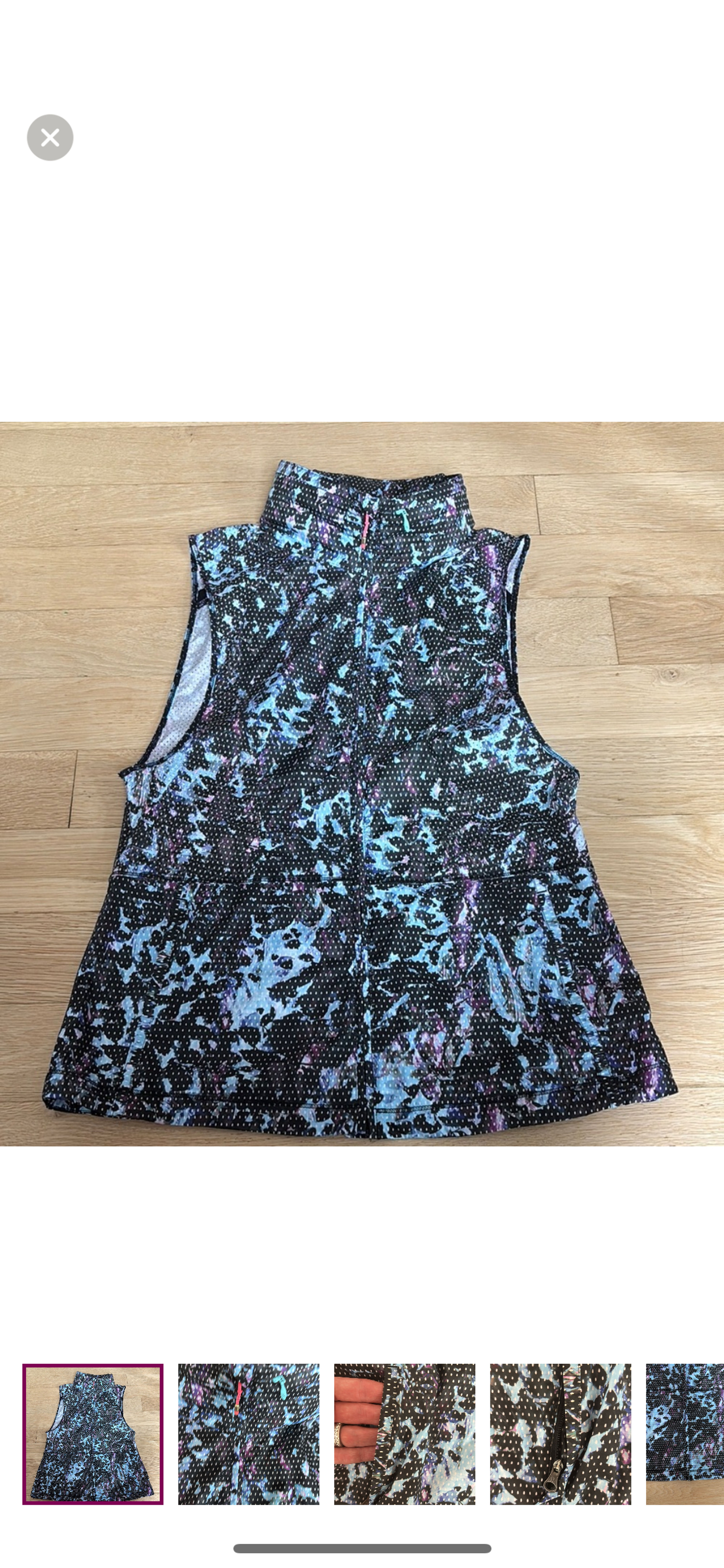 lululemon athletica Multicolor Patterned Vest