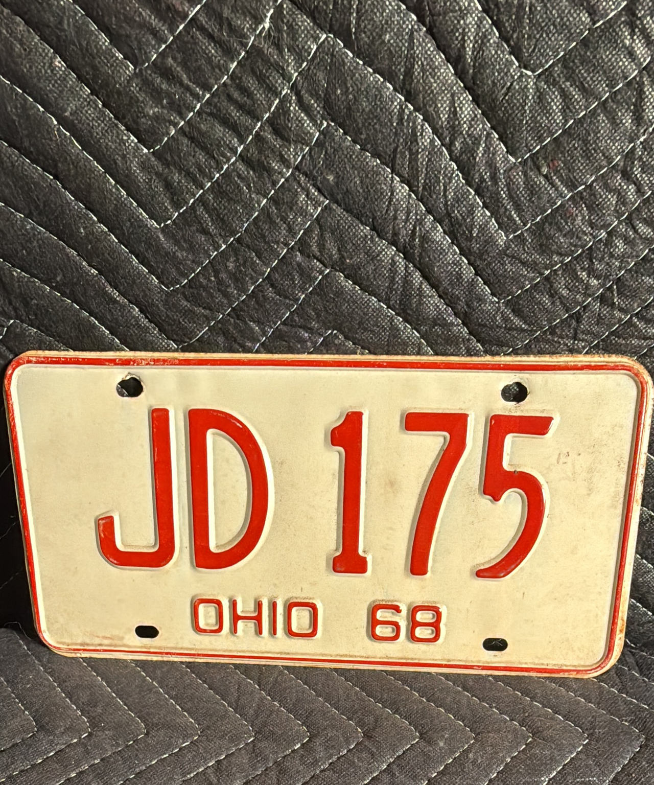 1968 Ohio License Plate
